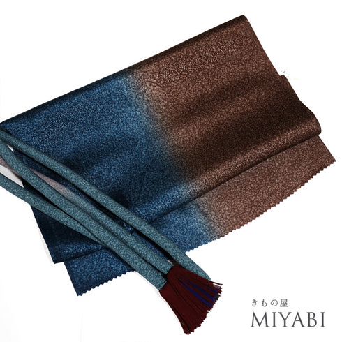 帯締め リサイクル 帯揚げセット 銀花仙 正絹 綸子 お洒落 未使用品 Sランク 未使用品 和装小物 ST-45