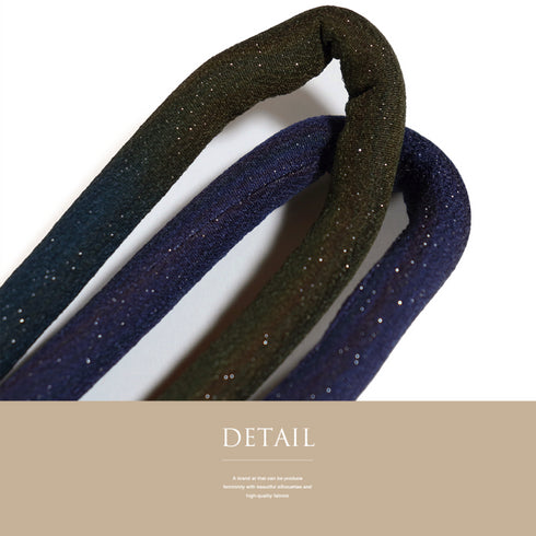 帯締め リサイクル 帯揚げセット 銀花仙 正絹 綸子 お洒落 未使用品 Sランク 未使用品 和装小物 ST-44