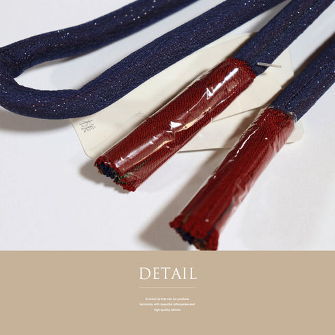 帯締め リサイクル 帯揚げセット 銀花仙 正絹 綸子 お洒落 未使用品 Sランク 未使用品 和装小物 ST-44