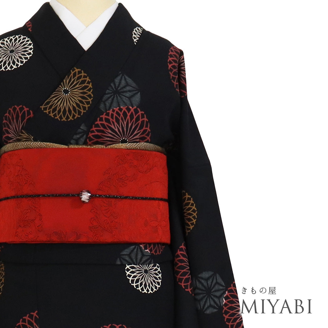 #309 さんび 小紋 未使用品【リユース着物】#Letter bee 390 コート【リユース着物】#Letter bee - メルカリ