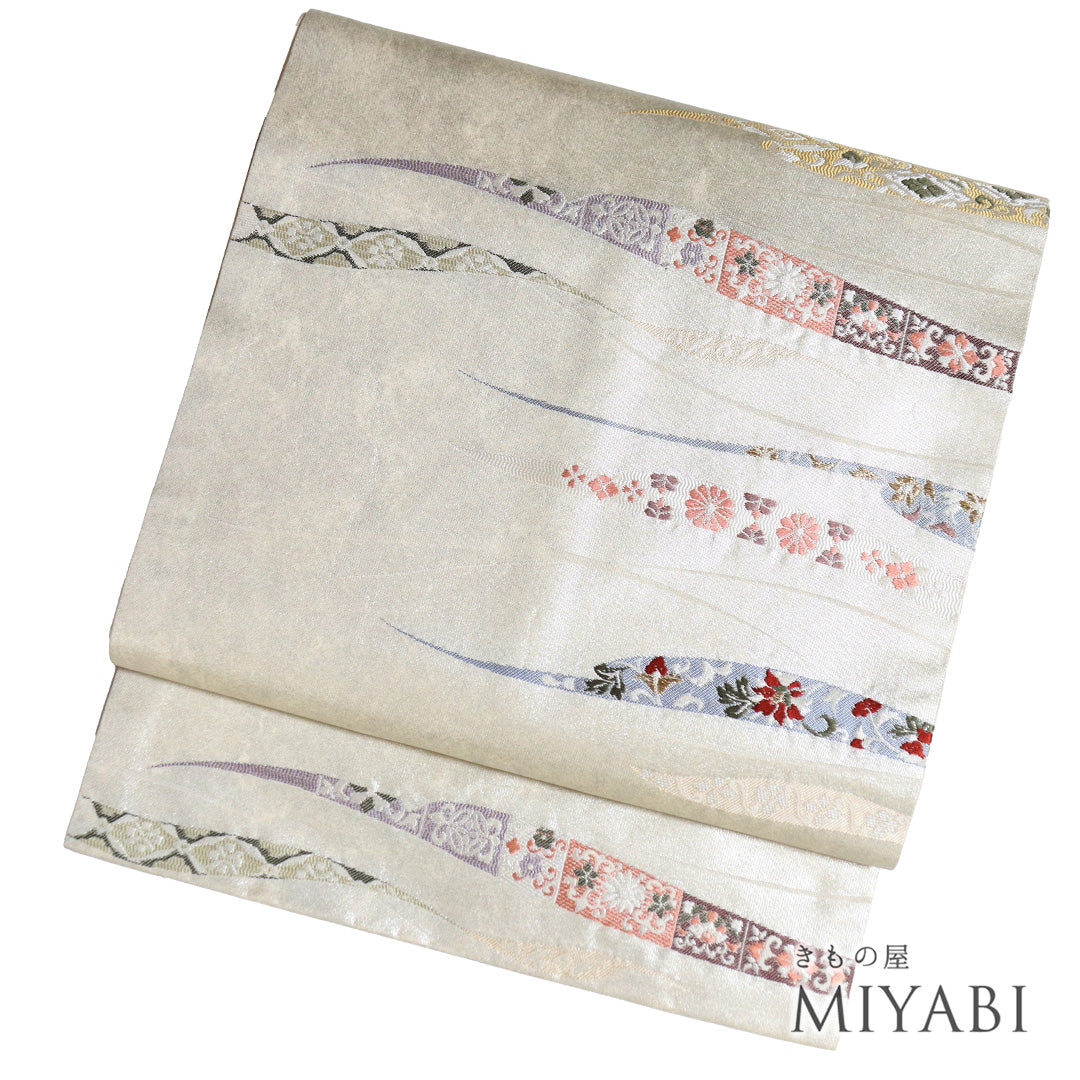 シルバー帯地オーダー見本 シルバー – きもの屋 MIYABI.net