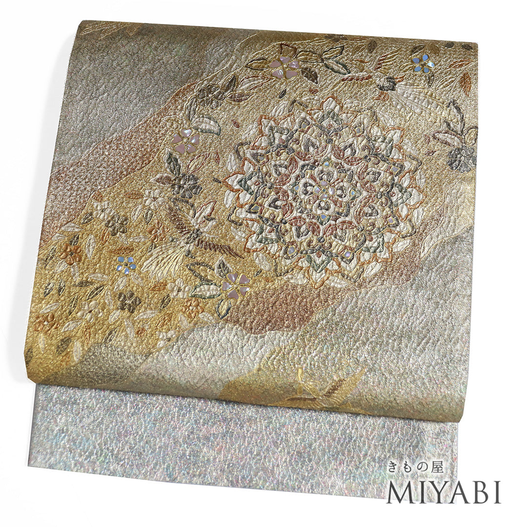 シルバー帯地オーダー見本 シルバー – きもの屋 MIYABI.net