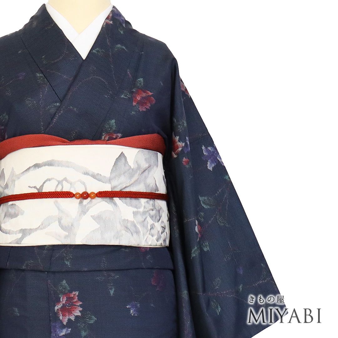 未使用しつけ付き　トールサイズ　紬付下げ　絞り 訪問着・付下げ – きもの屋 MIYABI.net