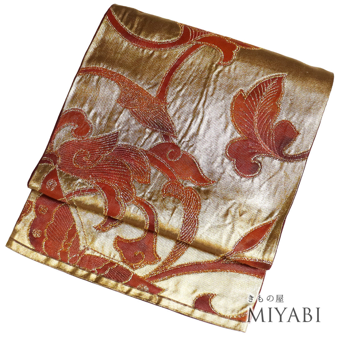 着物帯　リサイクル品　引箔帯 0000000213142_tW8x0O7.jpg