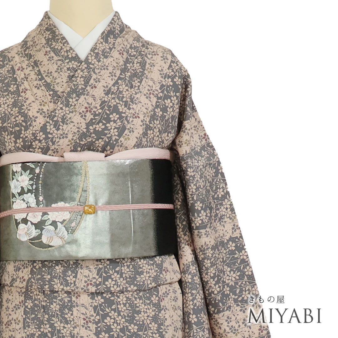 着物 まとめ売り 小紋 複数セット　　大量断捨離中 リサイクル着物 小紋 袷 身丈168.2cm 裄68.4cm 小花柄 胴裏化繊 ミシン